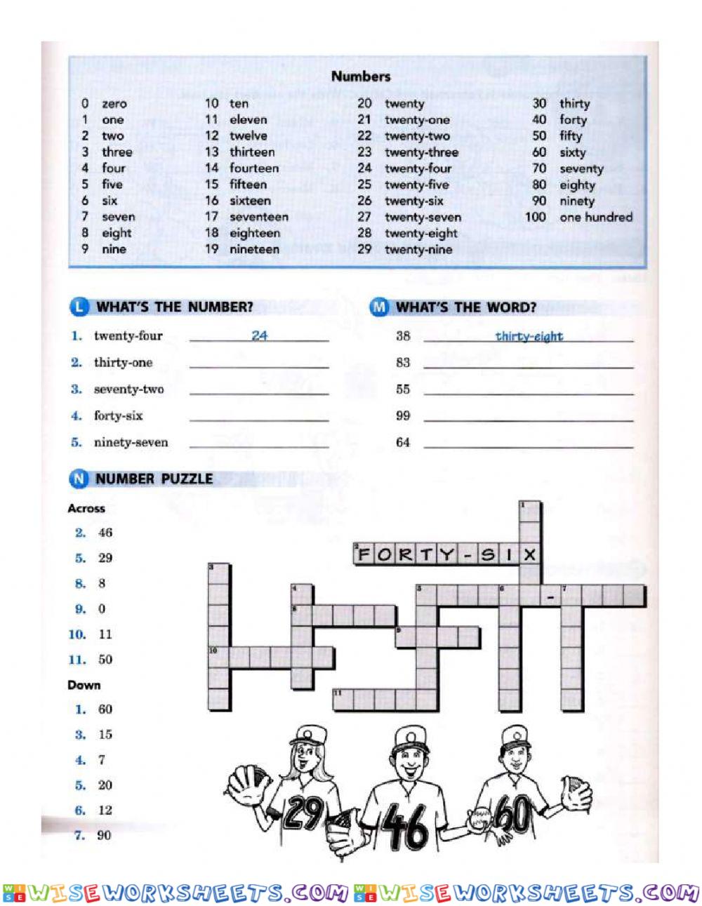 worksheet