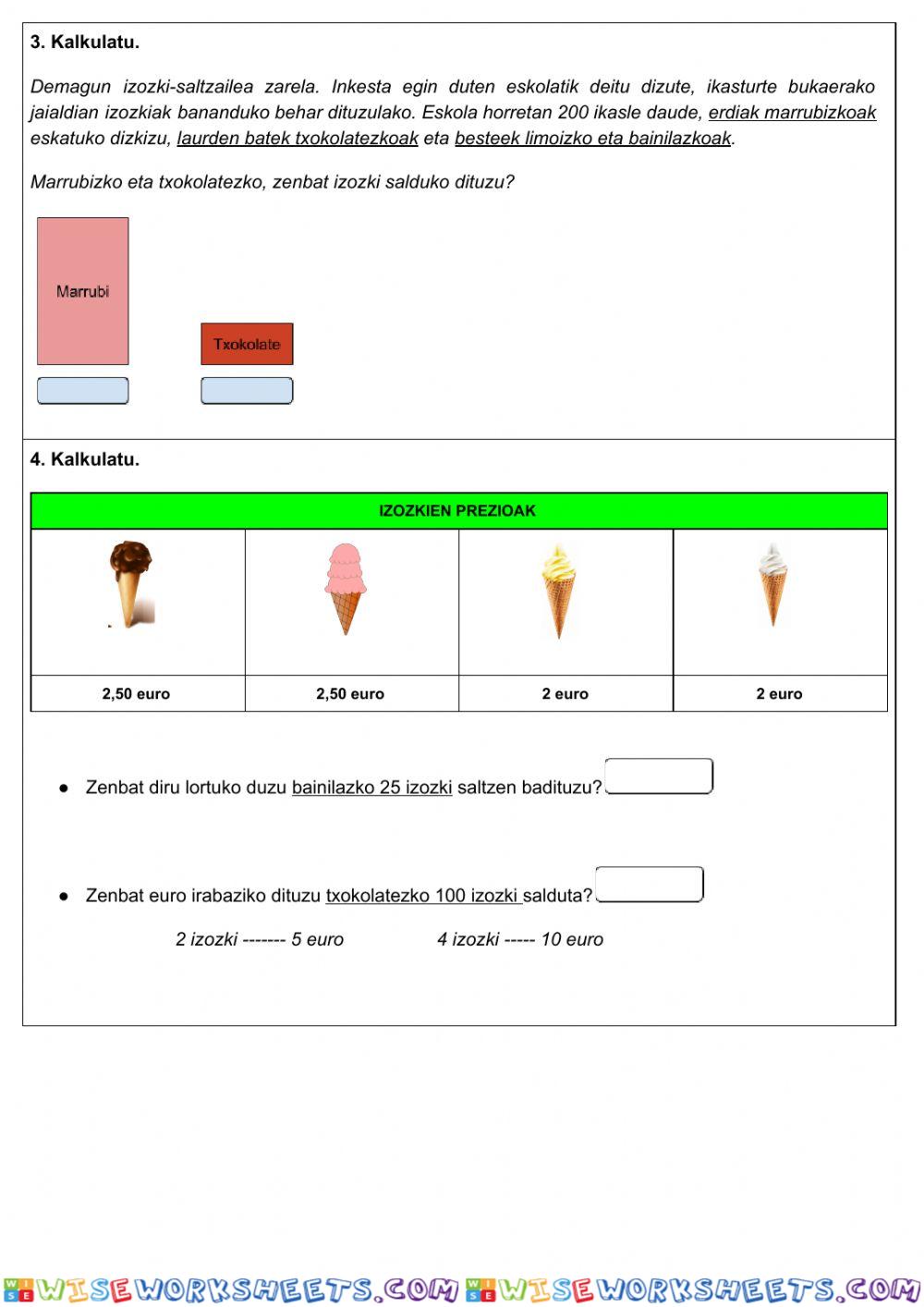 worksheet