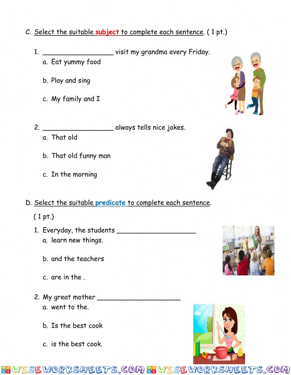 worksheet