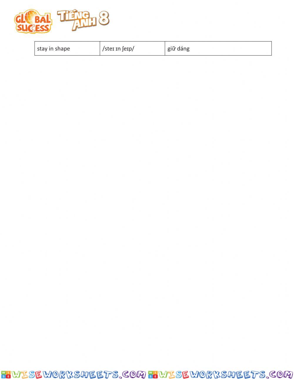 worksheet