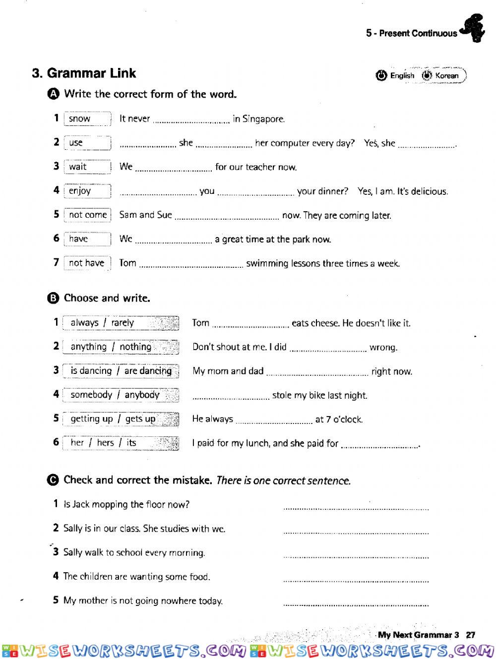 worksheet