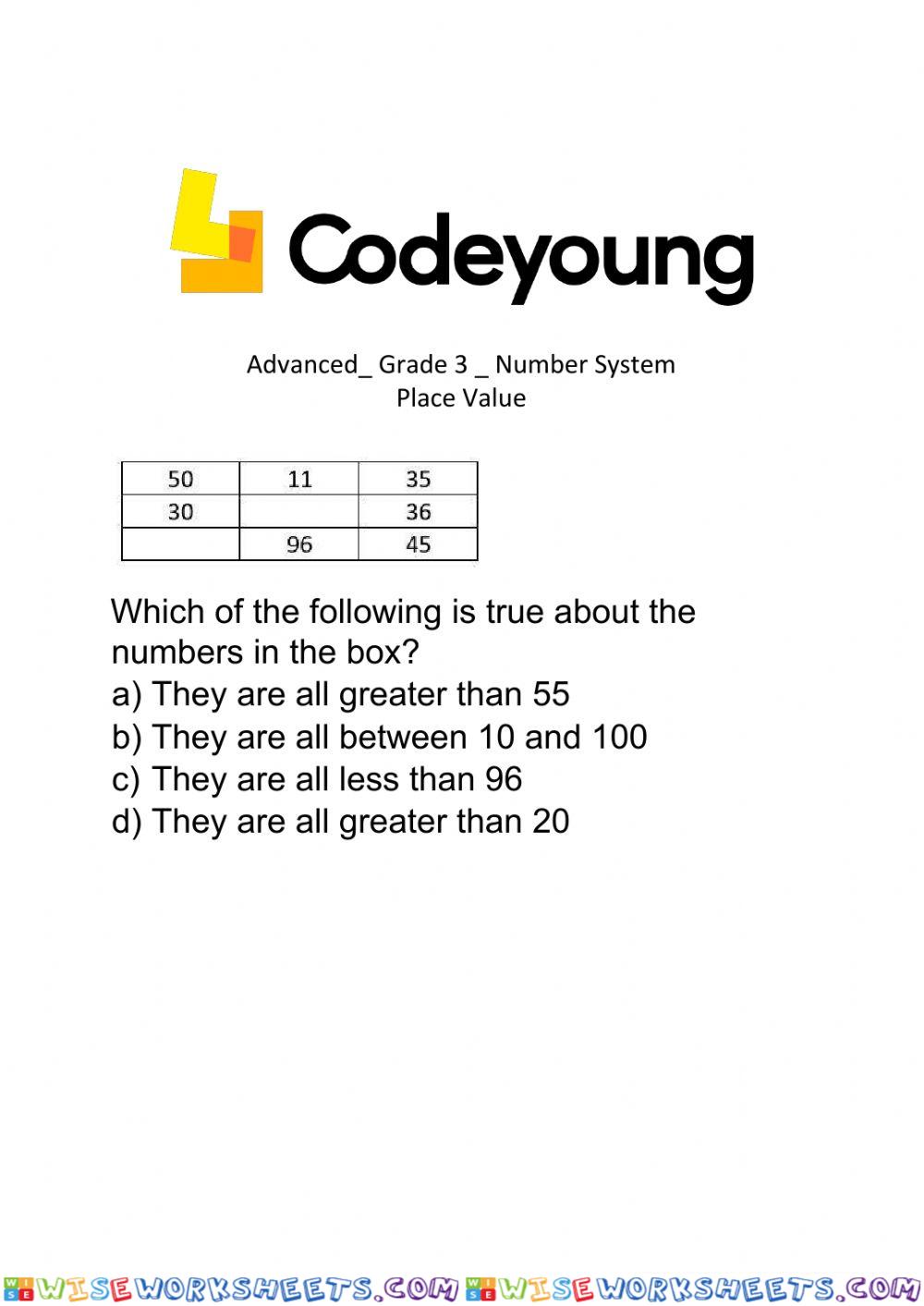 worksheet