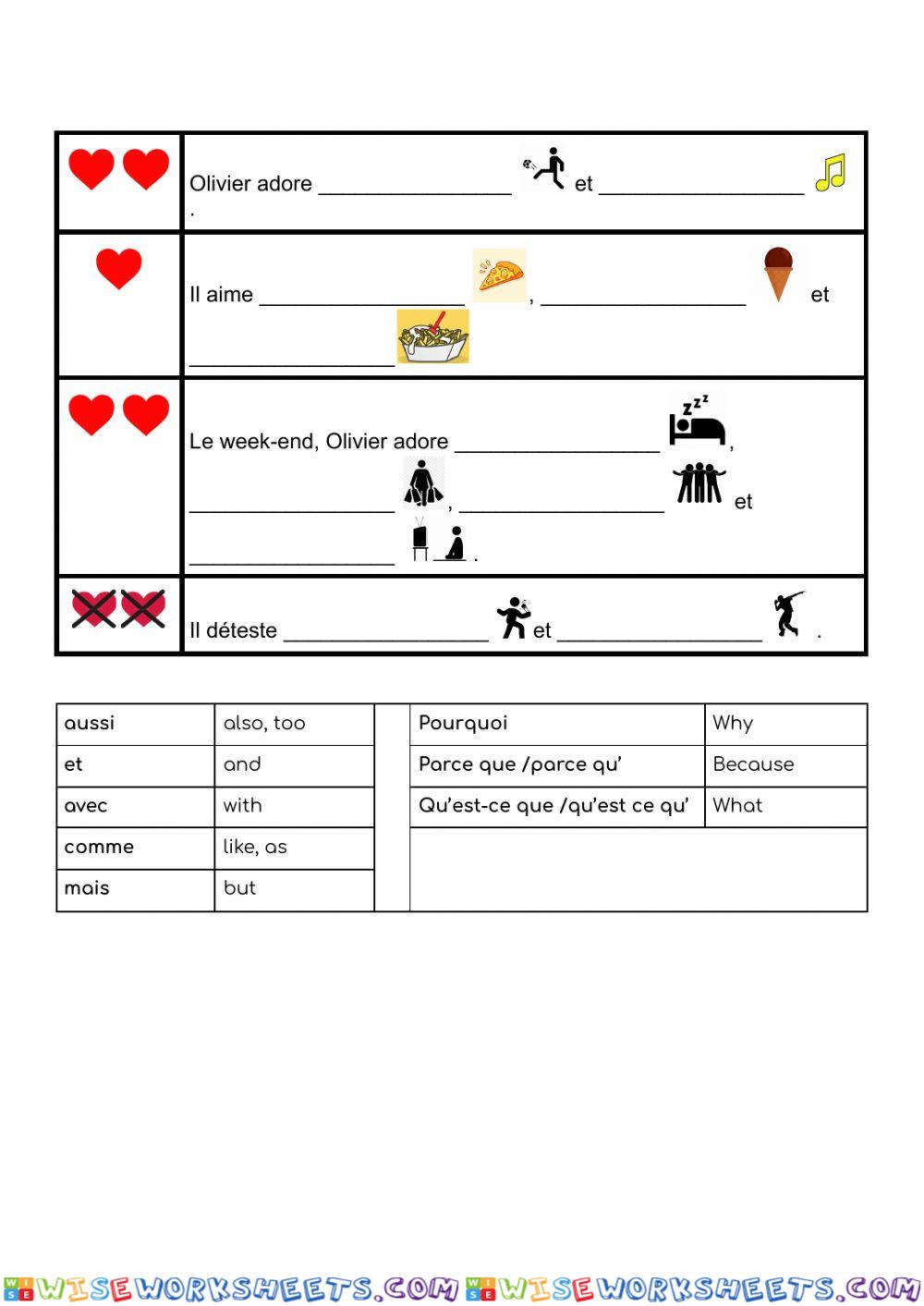 worksheet
