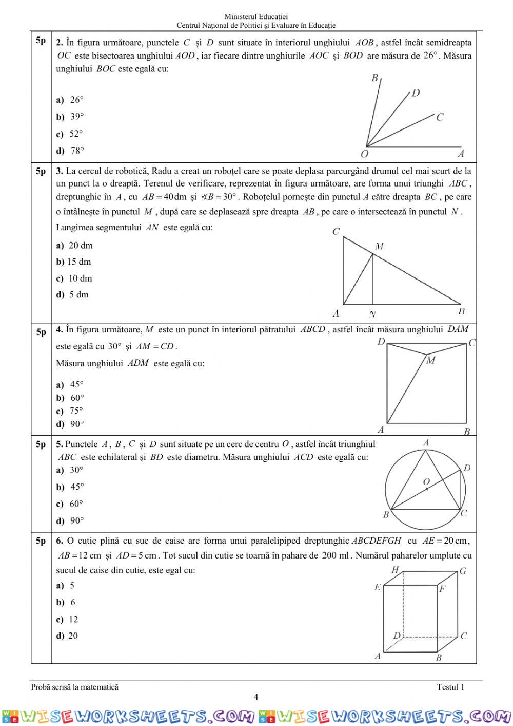 worksheet