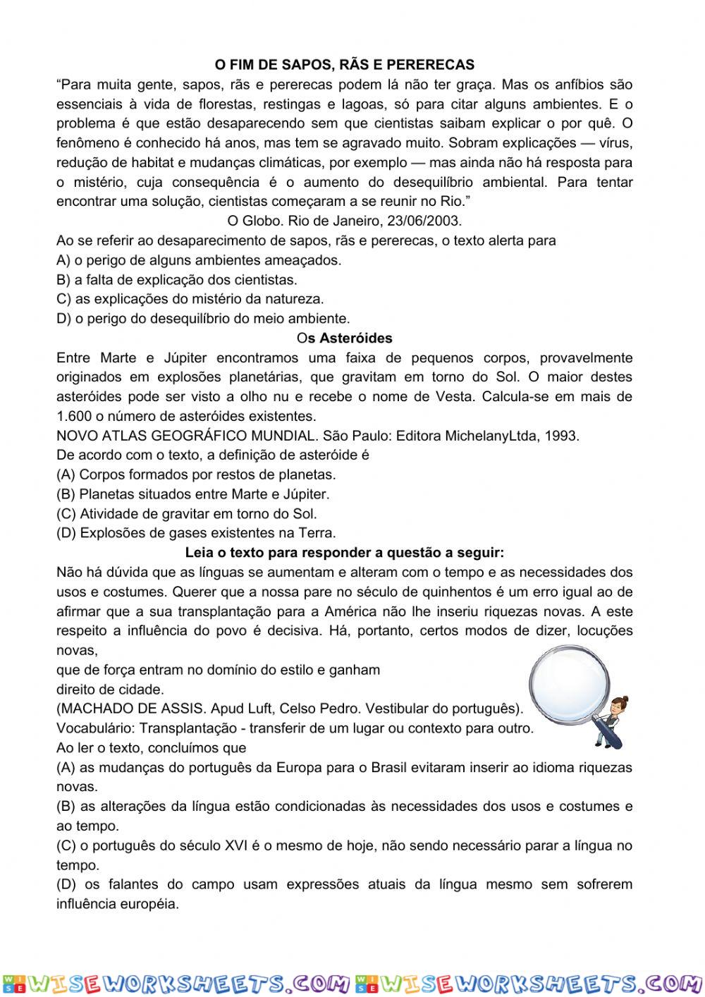 worksheet