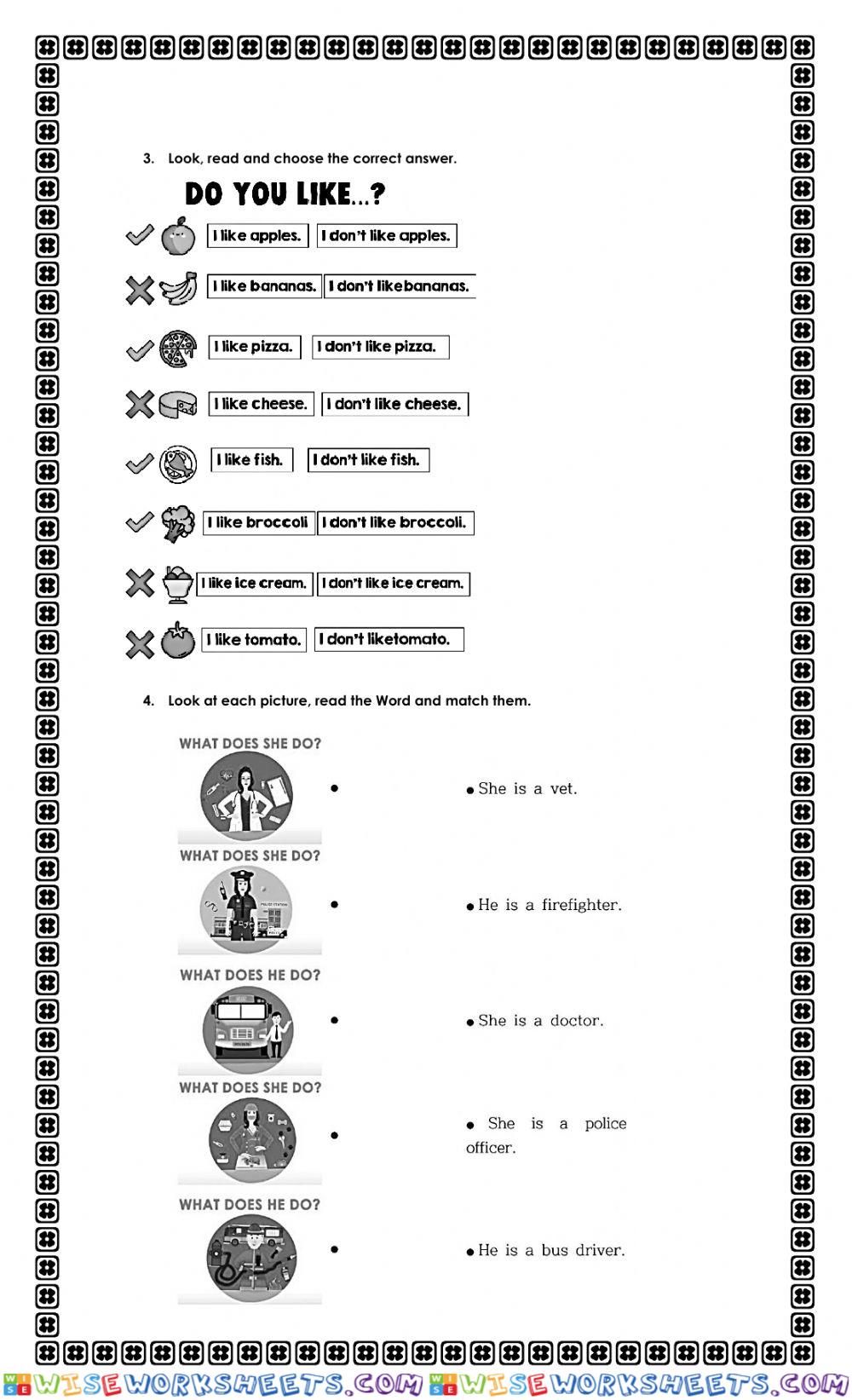 worksheet