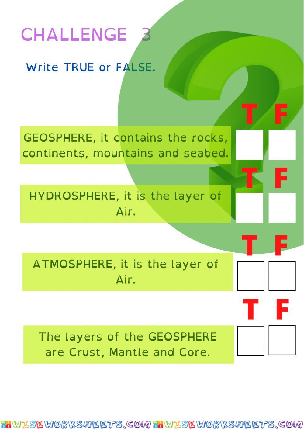 worksheet