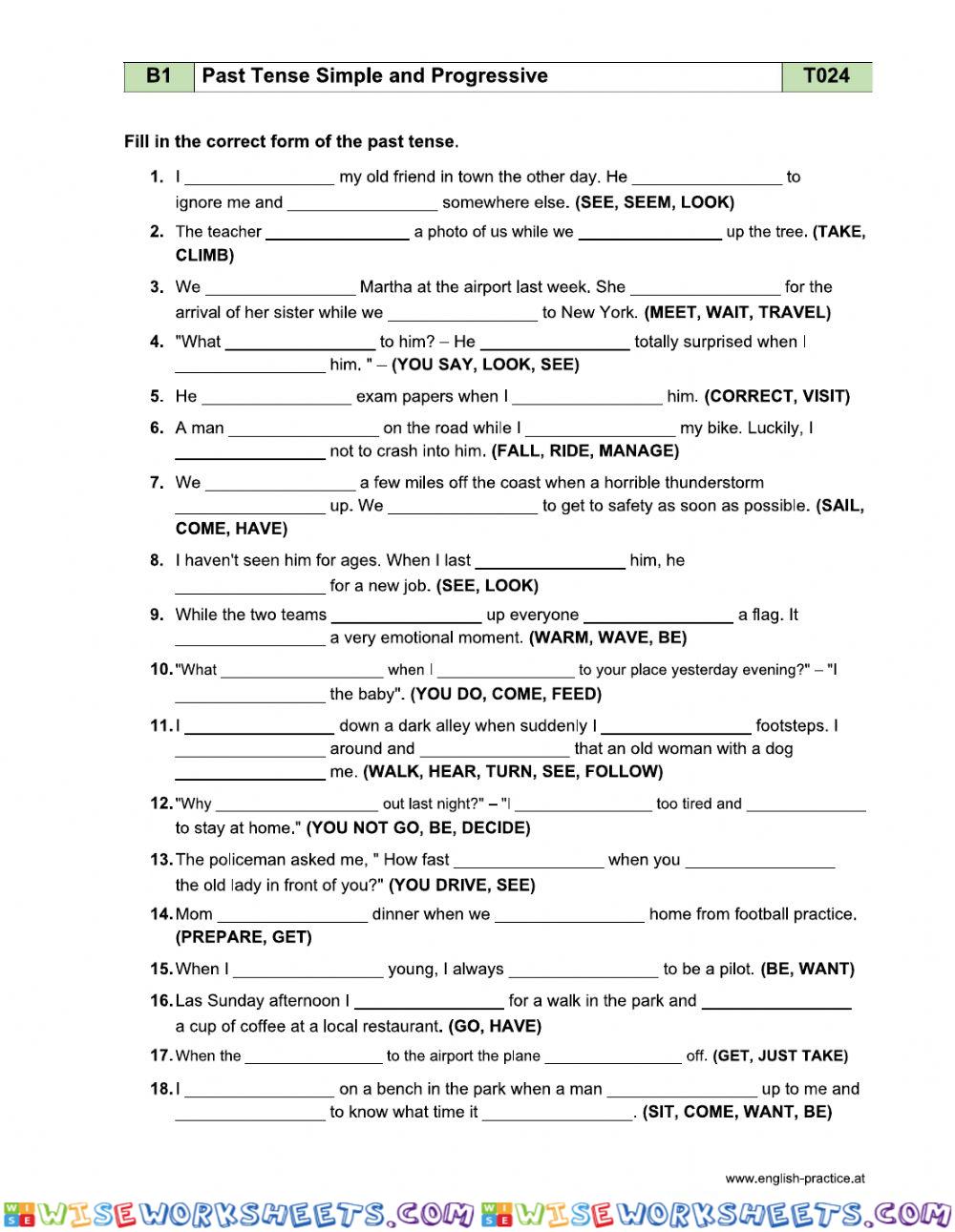 worksheet