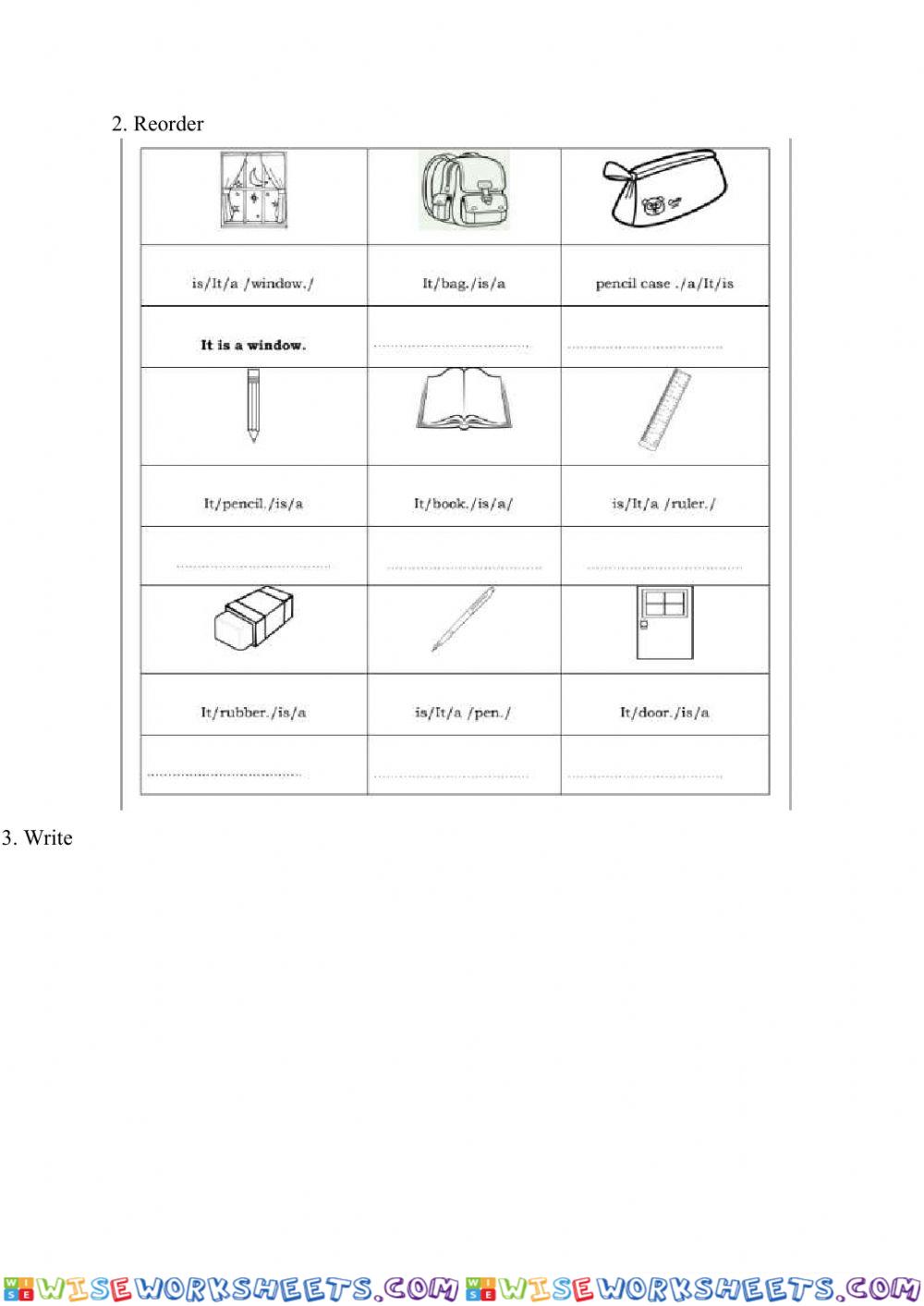 worksheet