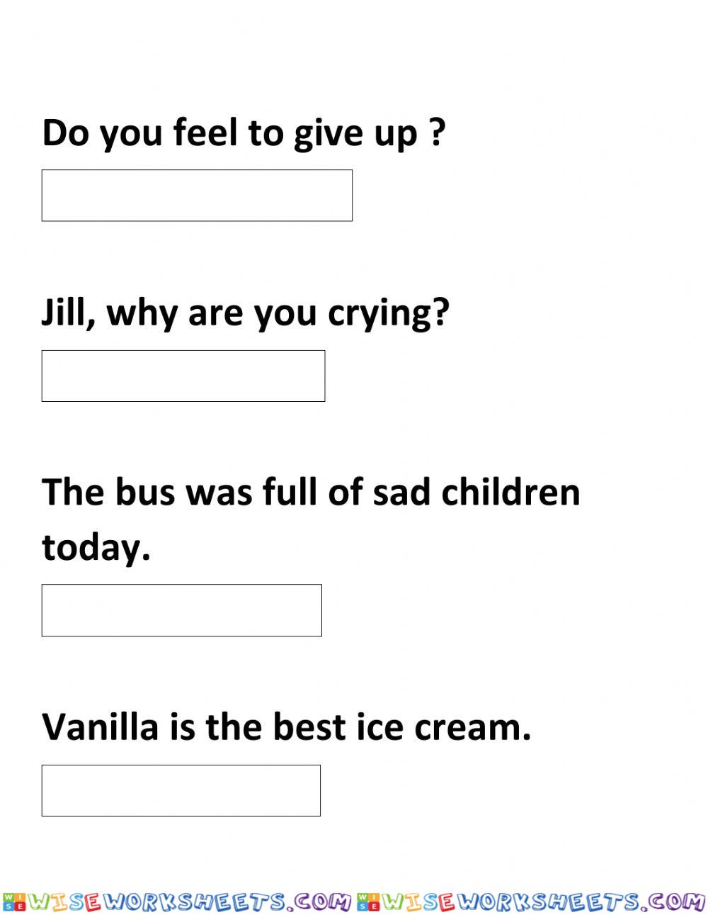 worksheet
