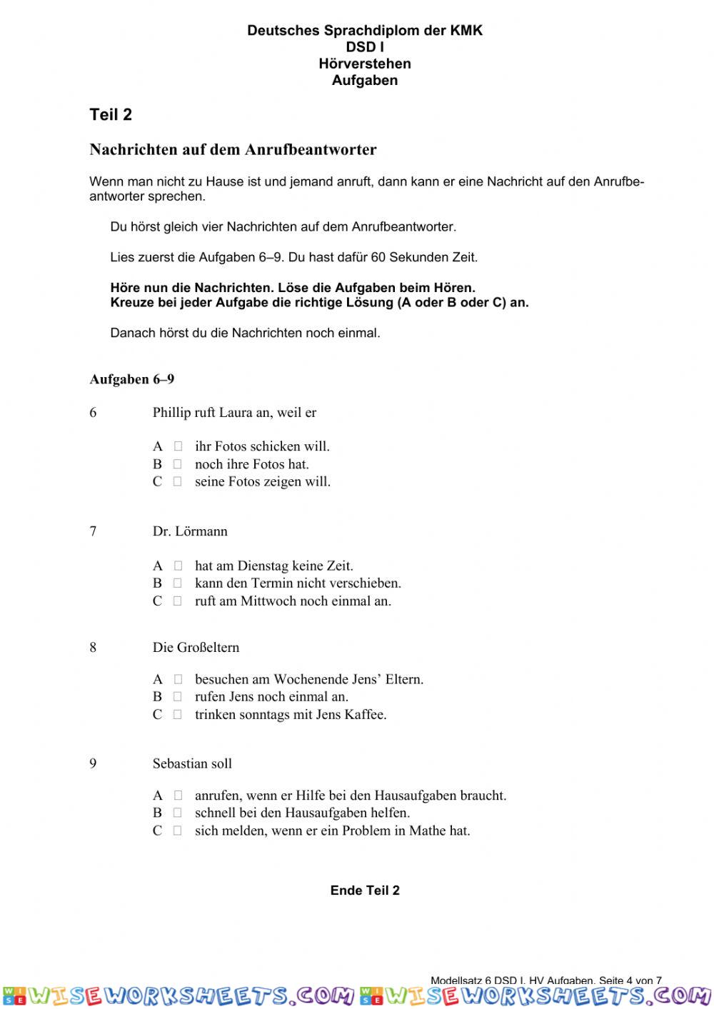 worksheet