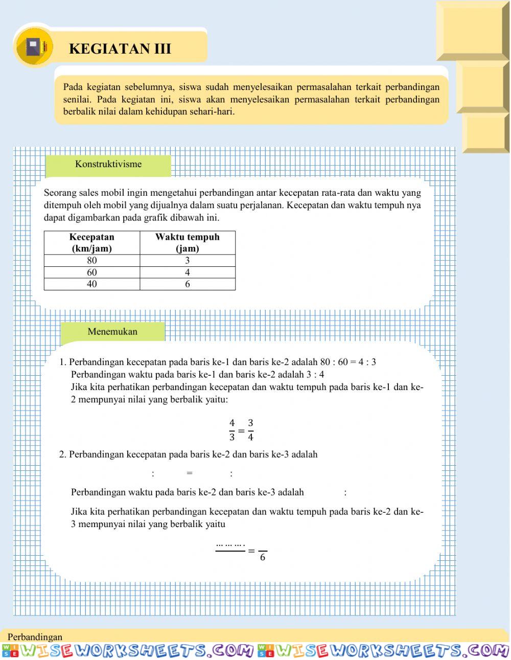 worksheet