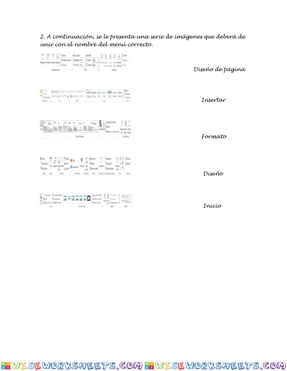 worksheet