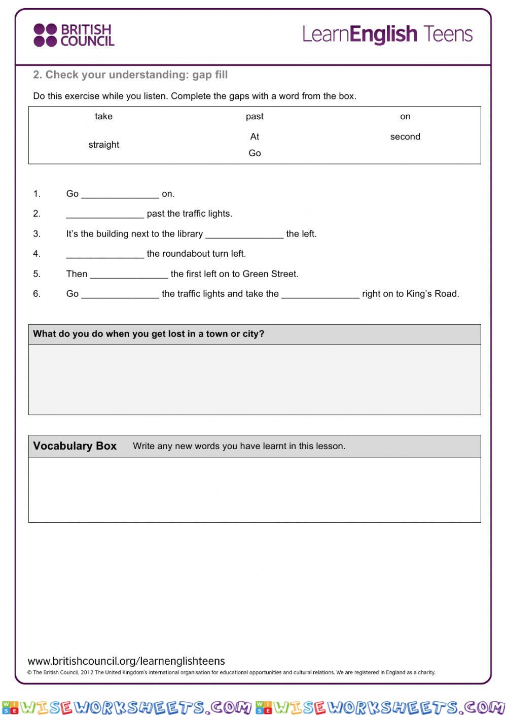 worksheet