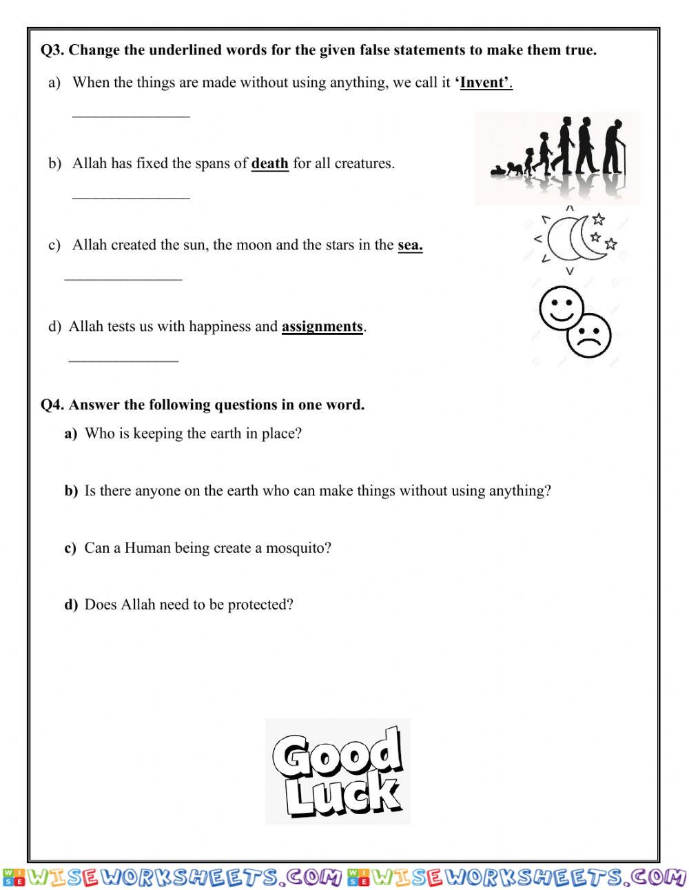 worksheet