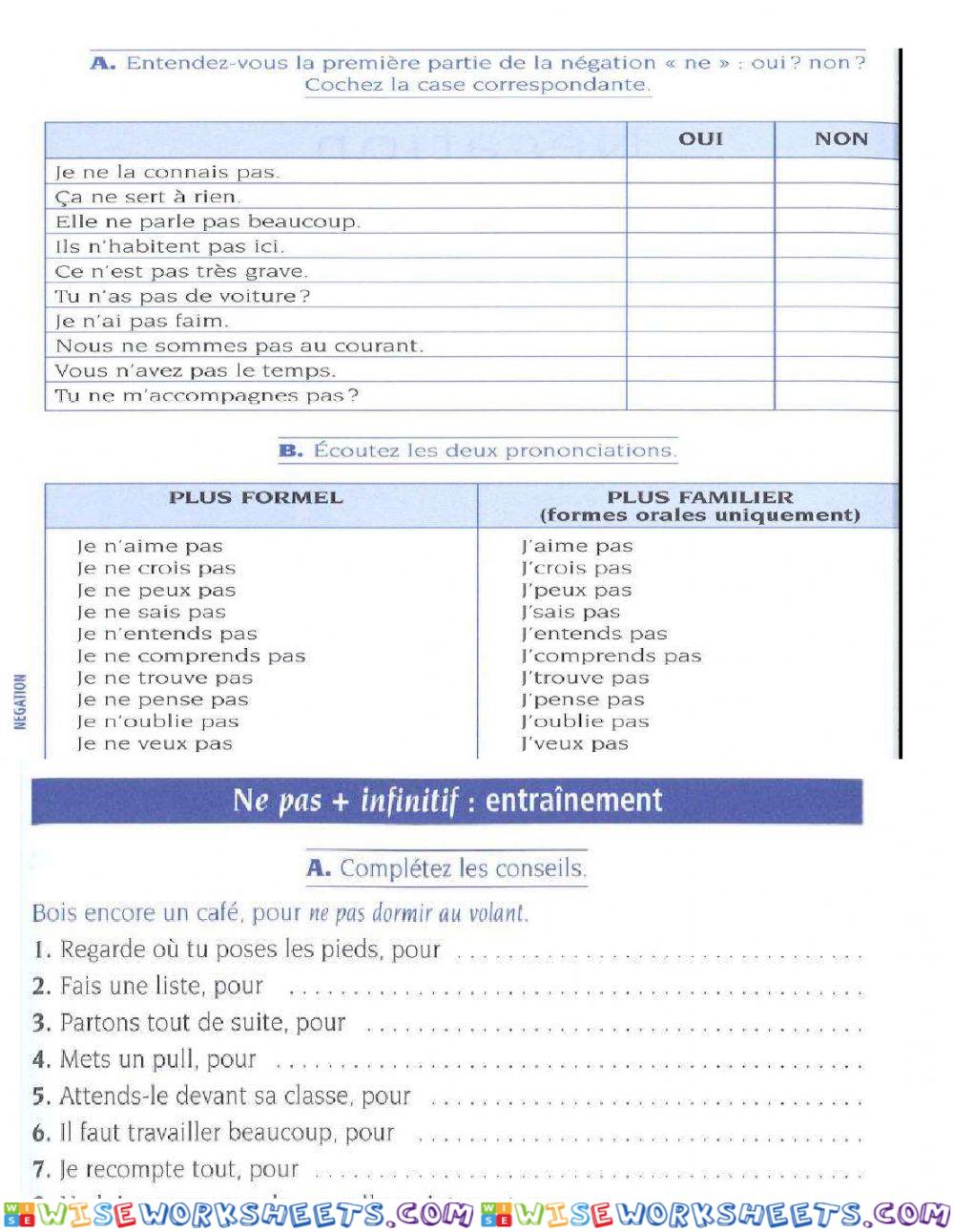 worksheet