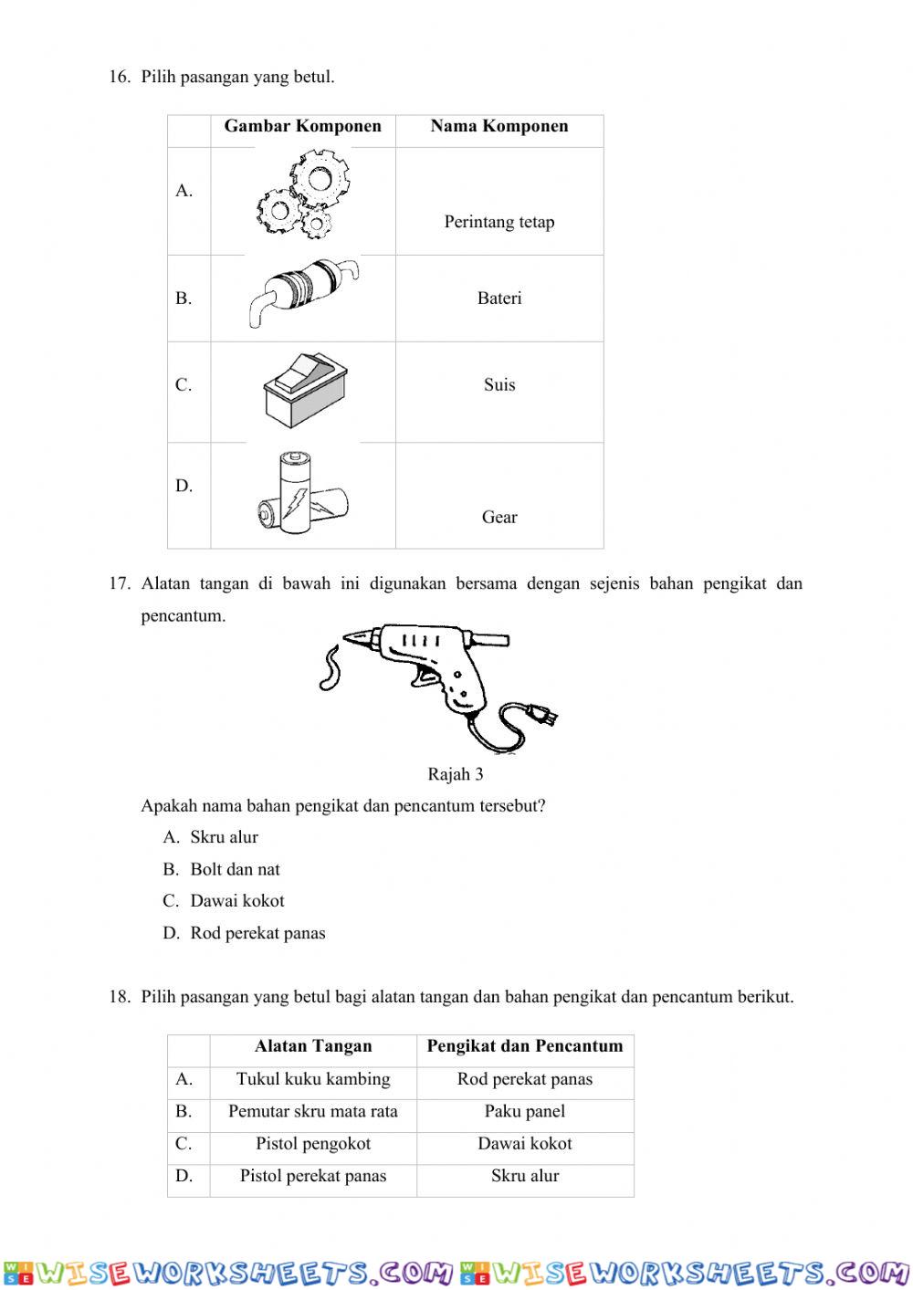 worksheet