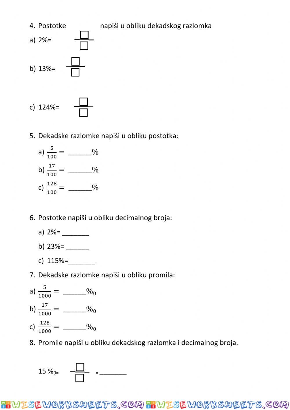worksheet
