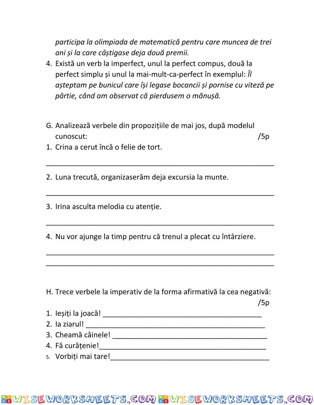 worksheet