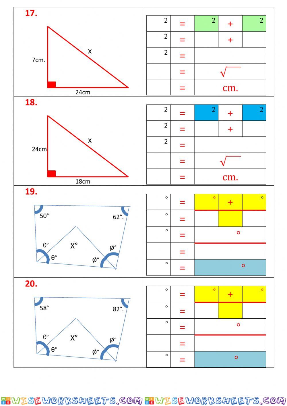 worksheet