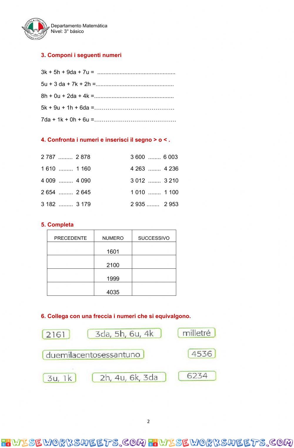 worksheet