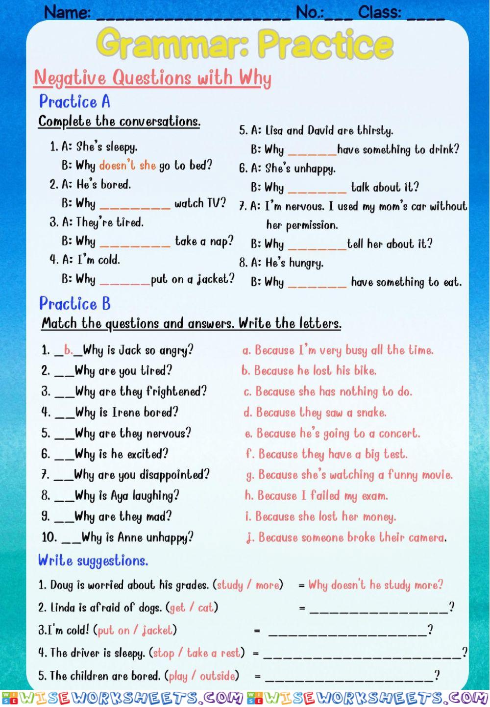 worksheet