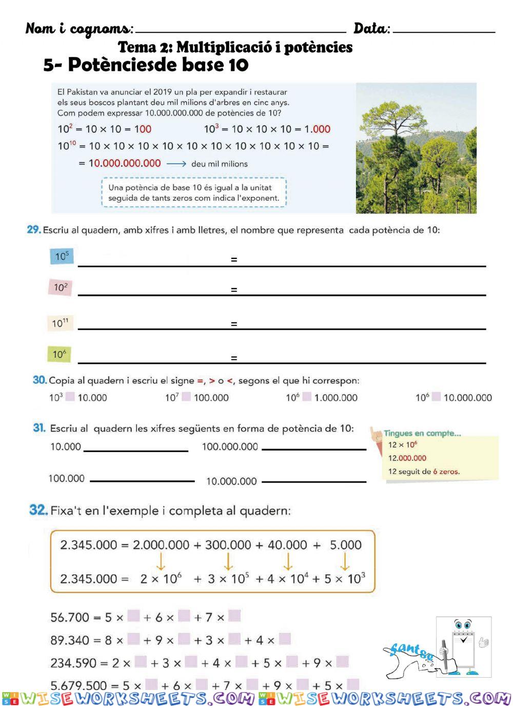 worksheet