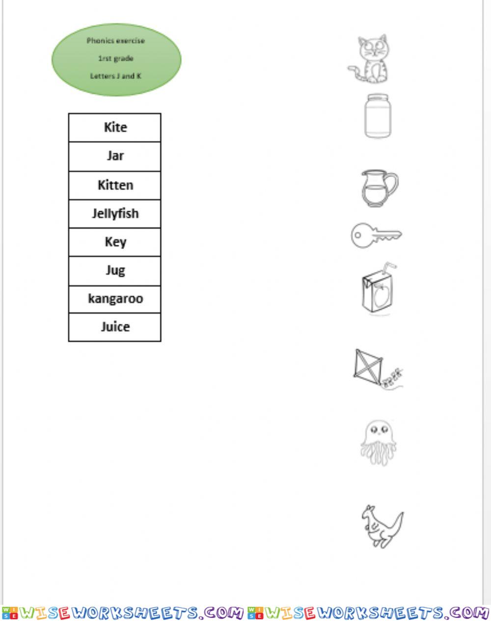 Phonics exercise