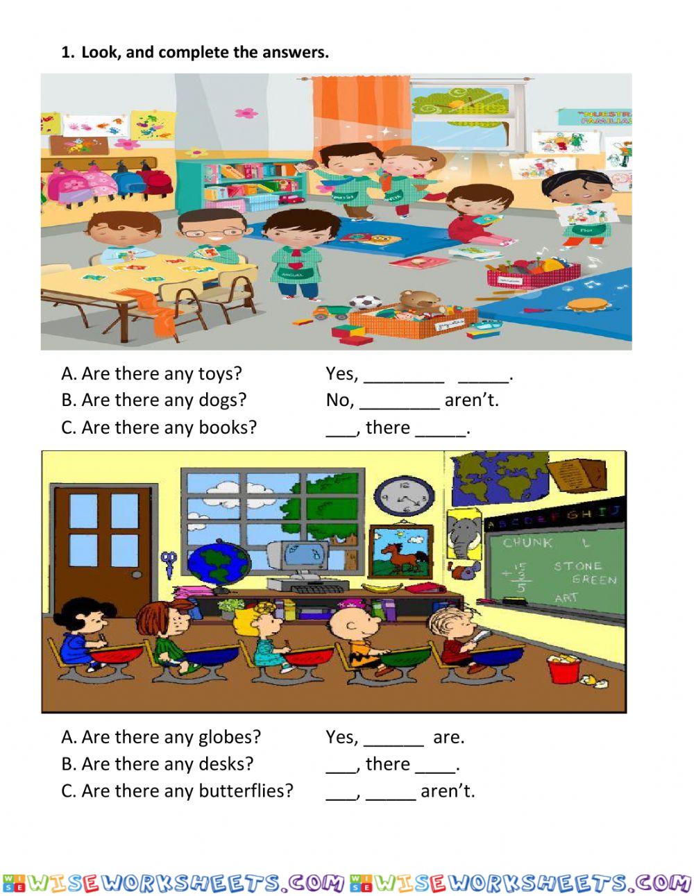 Grammar: There are