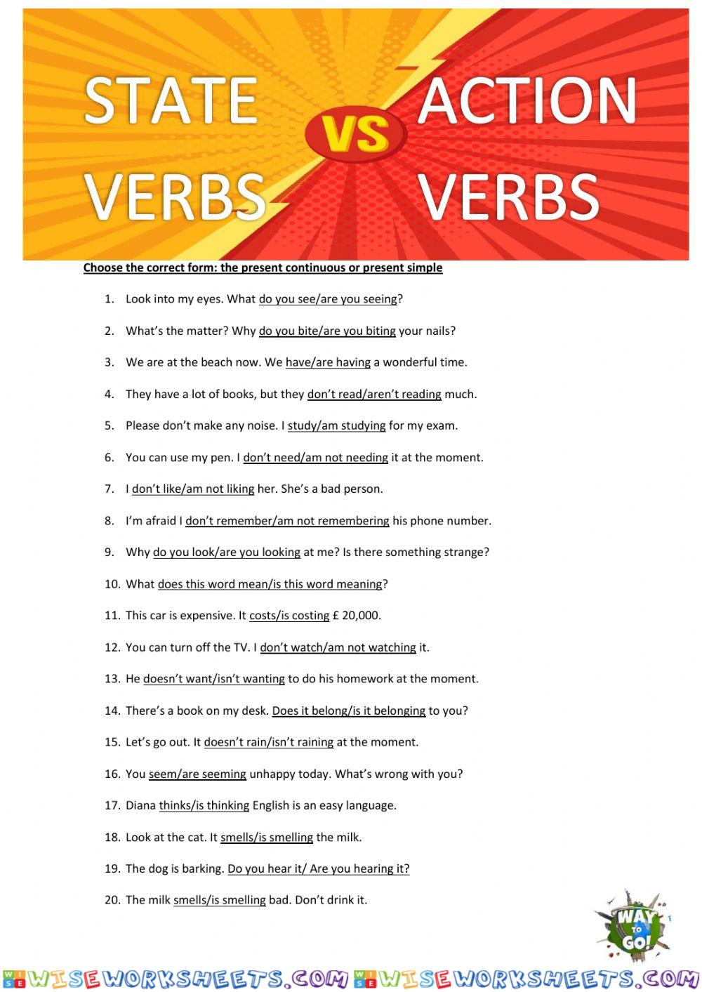 State verbs