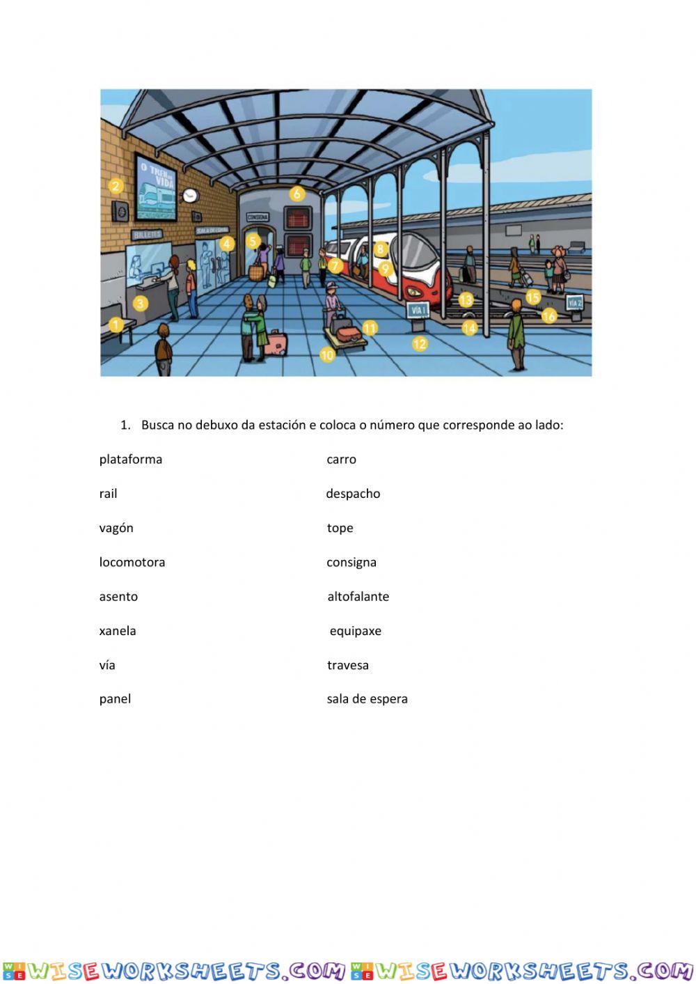 Vocabulario tren