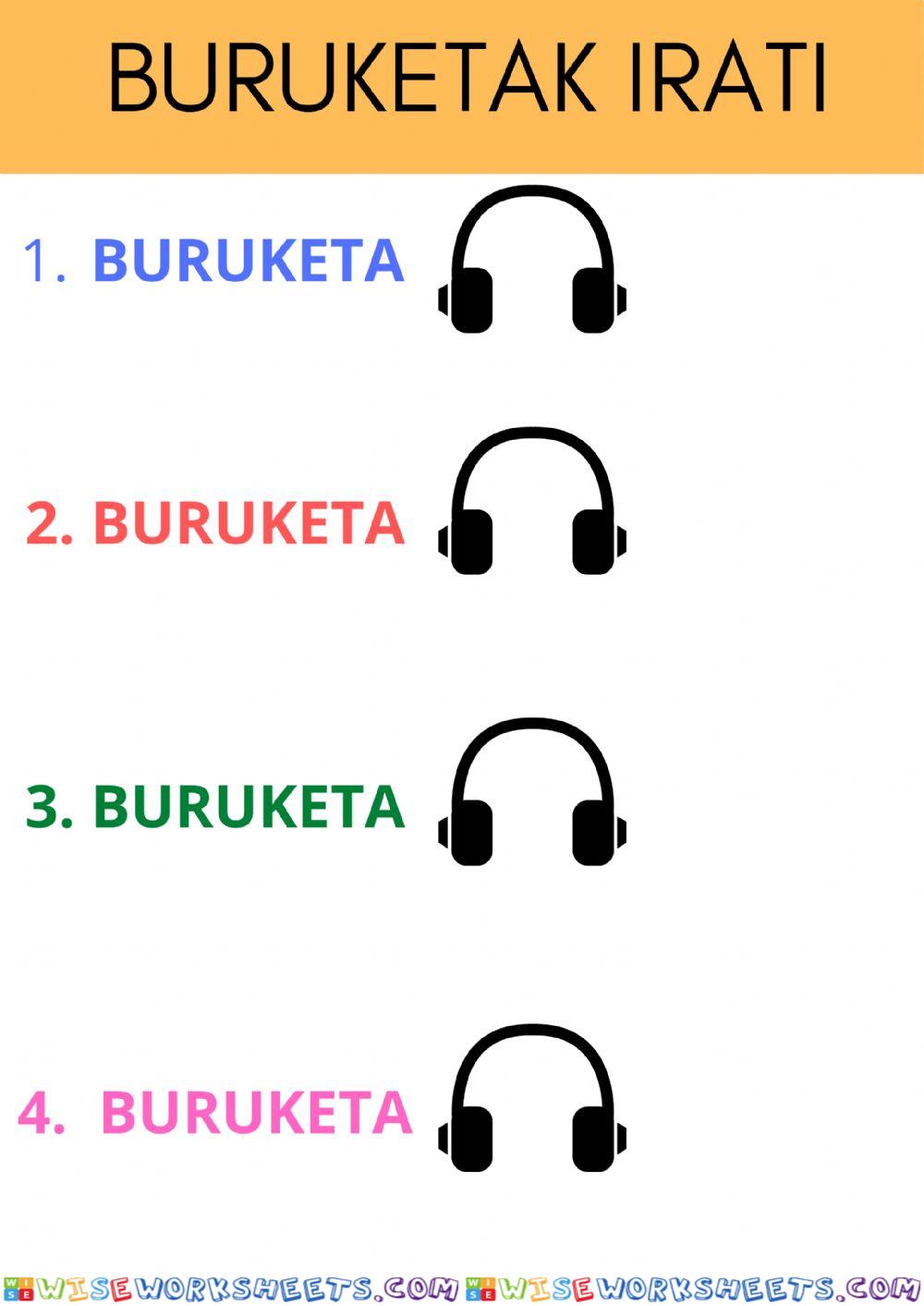 Audio buruketak