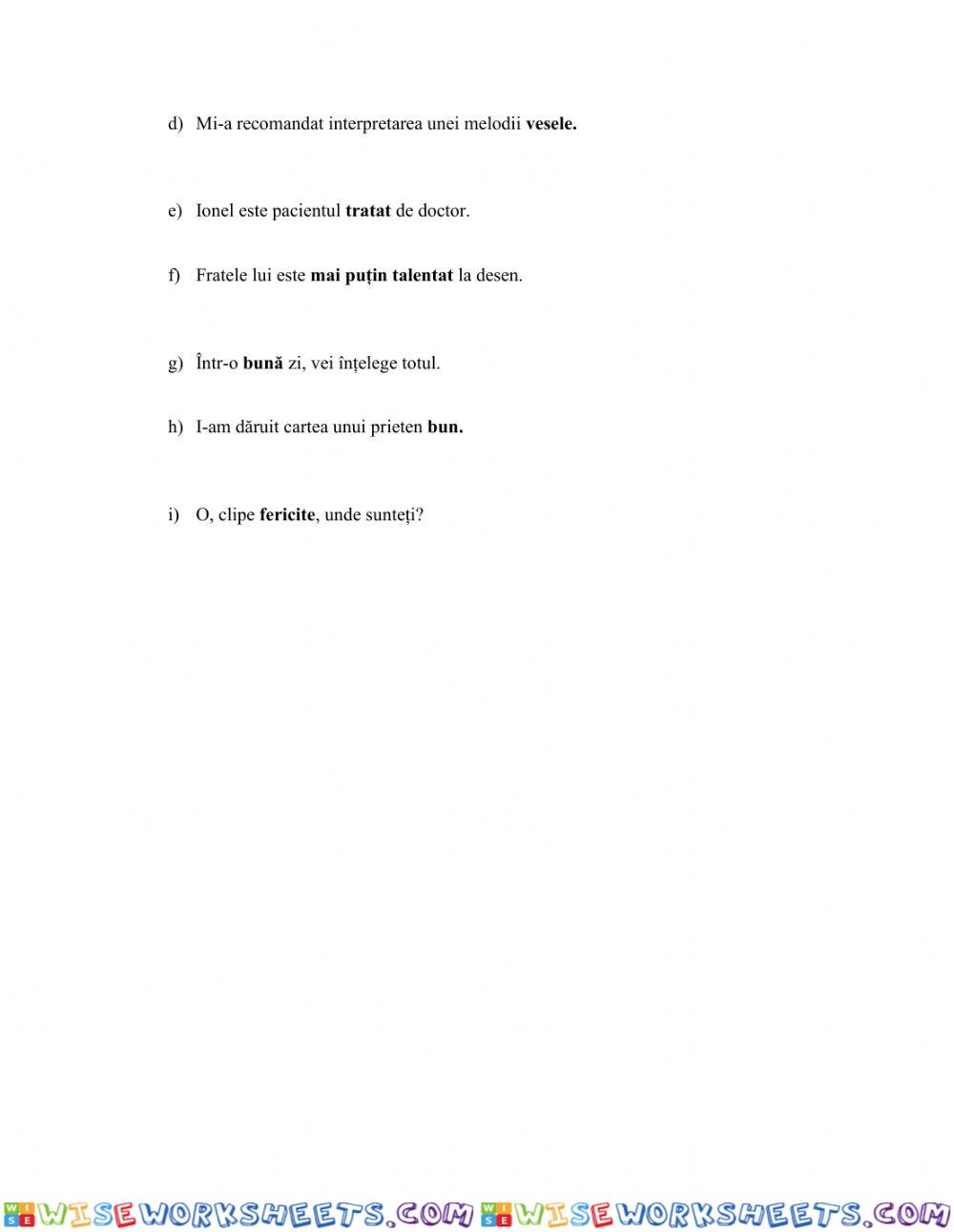 worksheet