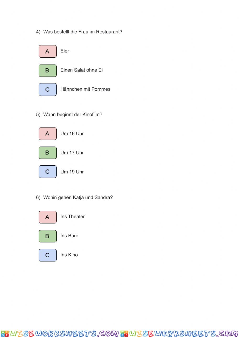 worksheet