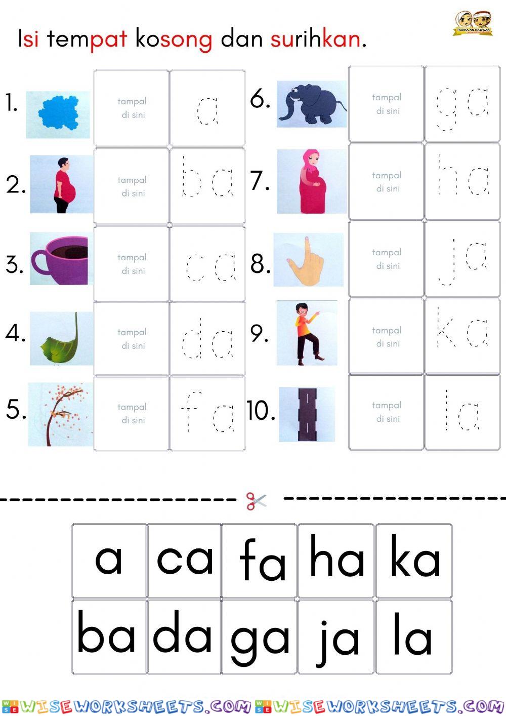 Bm : suku kata terbuka 7 (4thn)