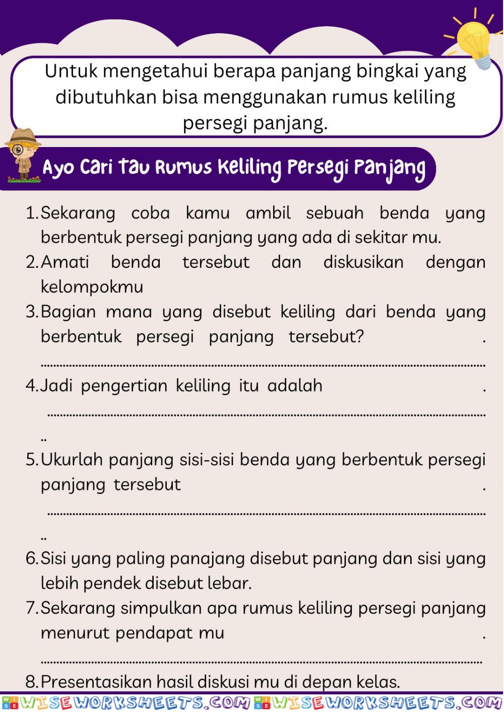 worksheet