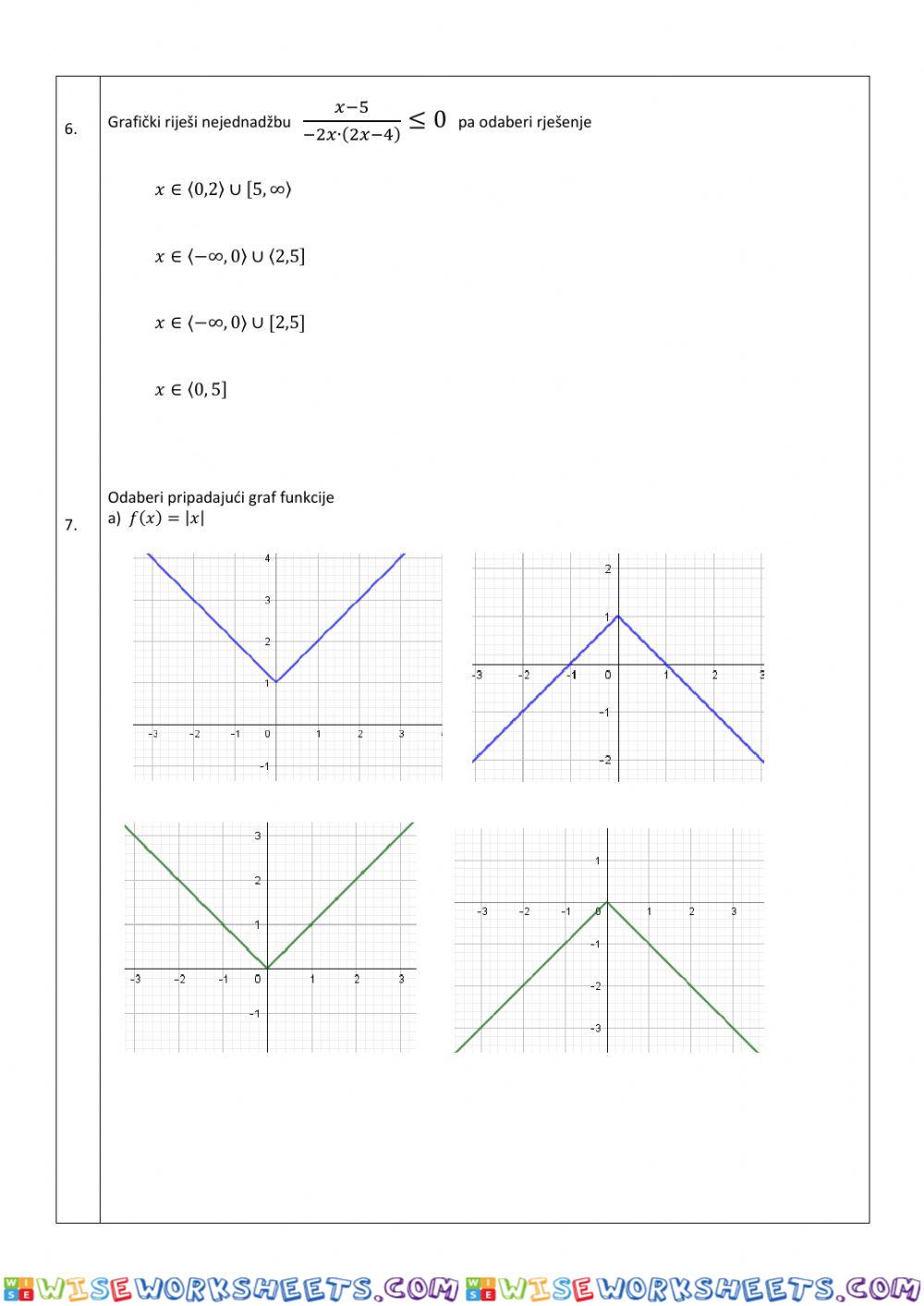 worksheet