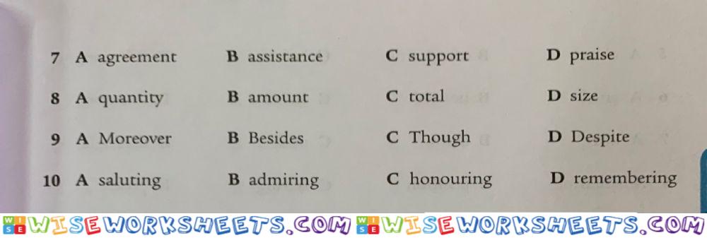 worksheet