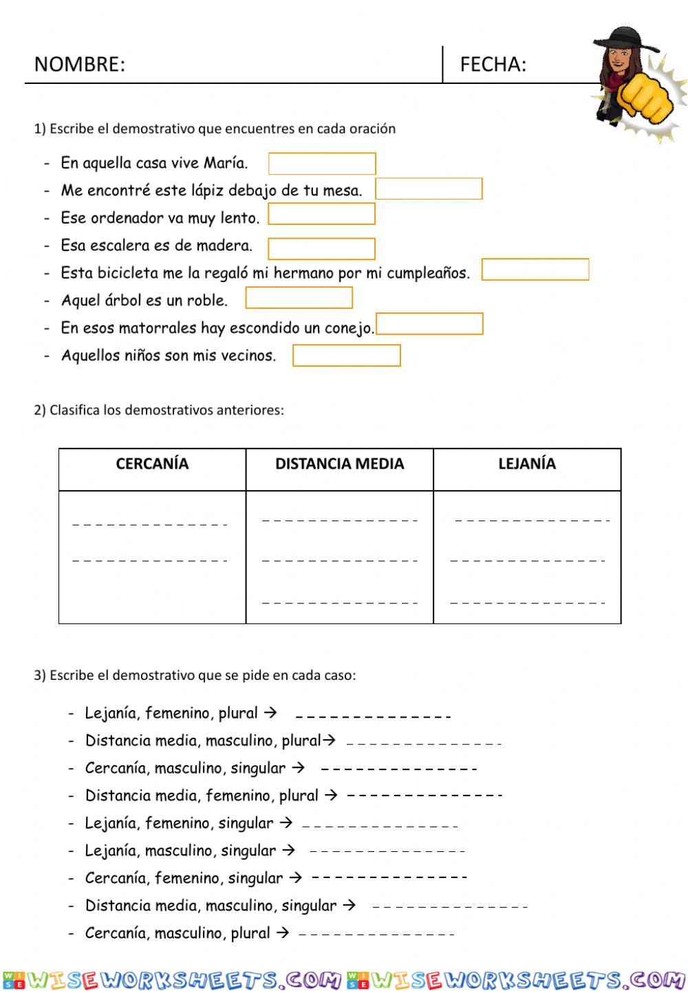 Demostrativos