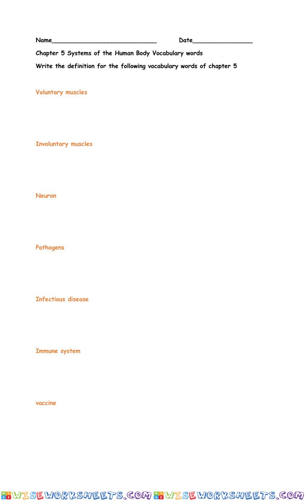 Systems of the Human Body
