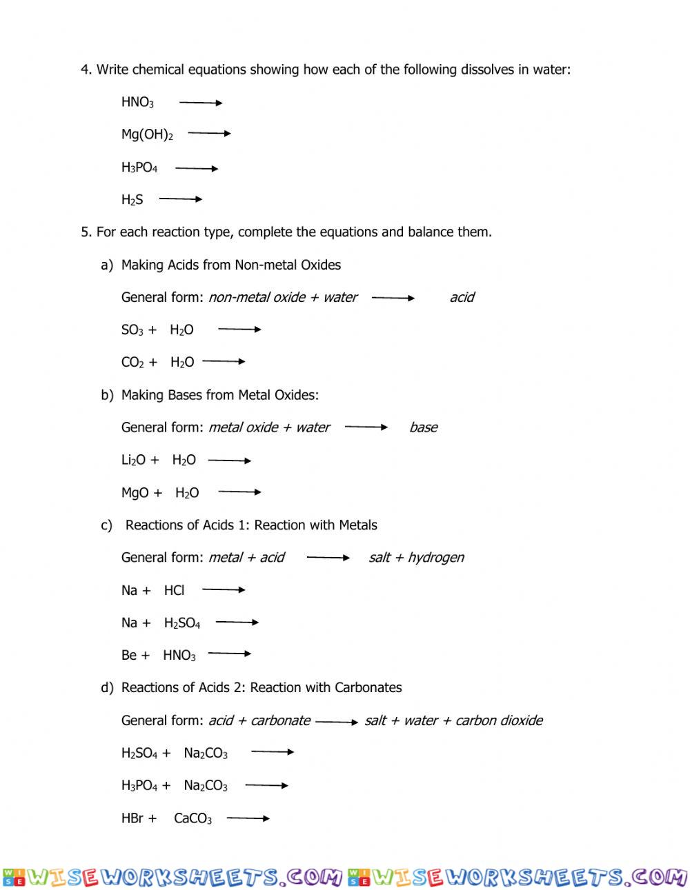 worksheet