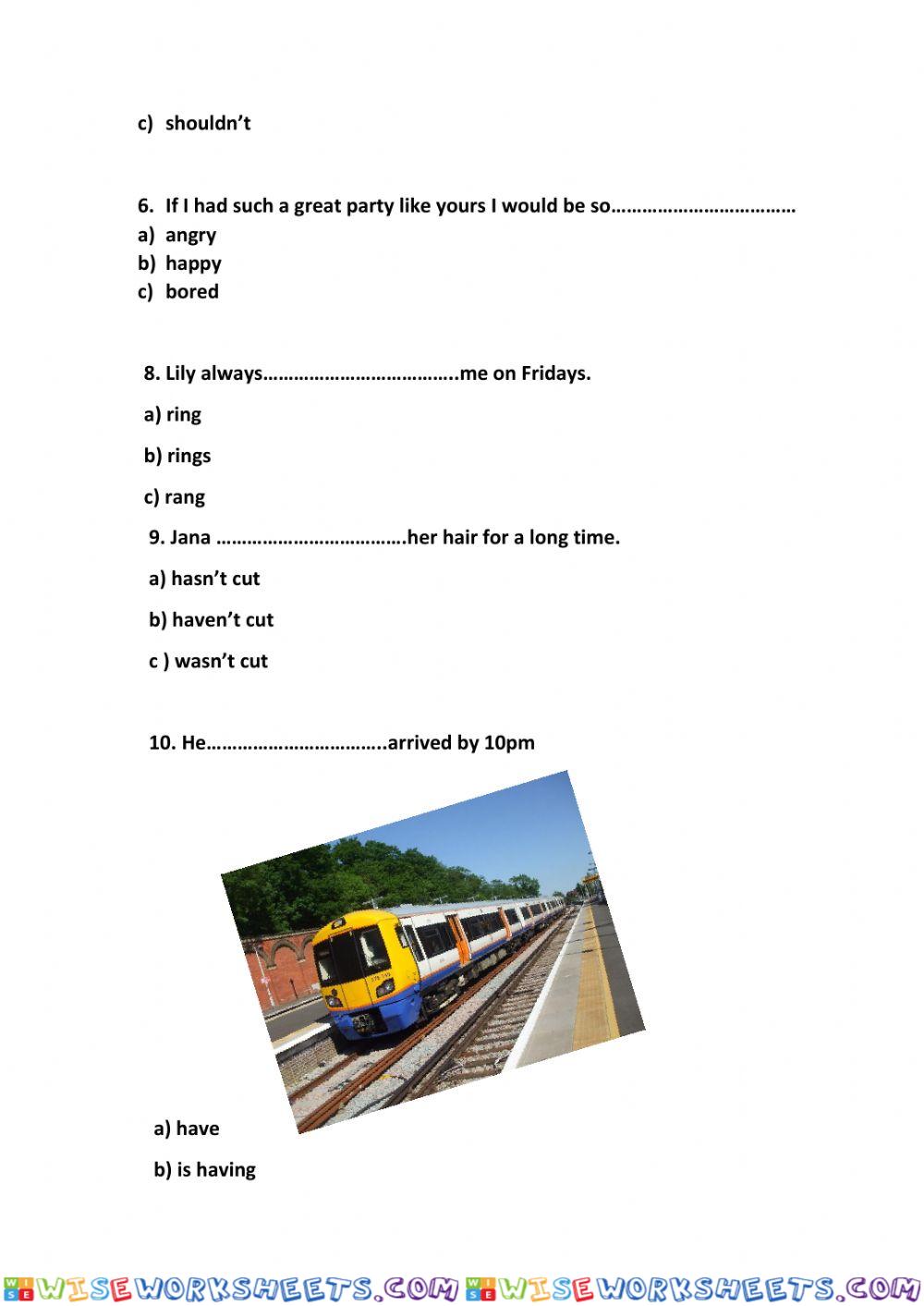 worksheet
