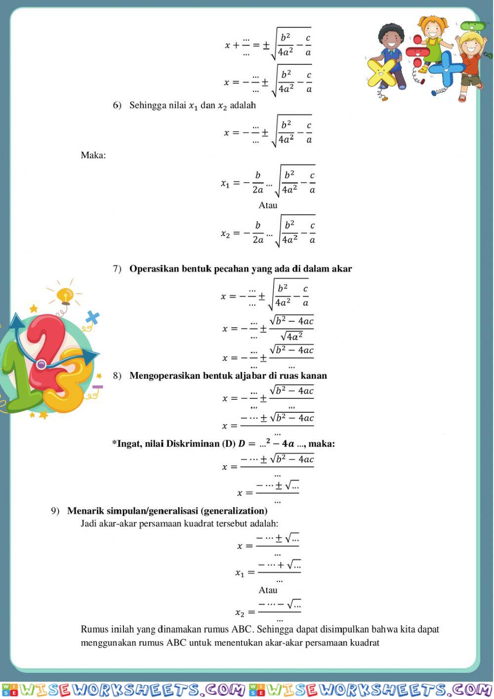 worksheet