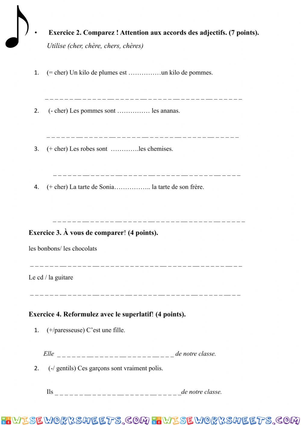 worksheet