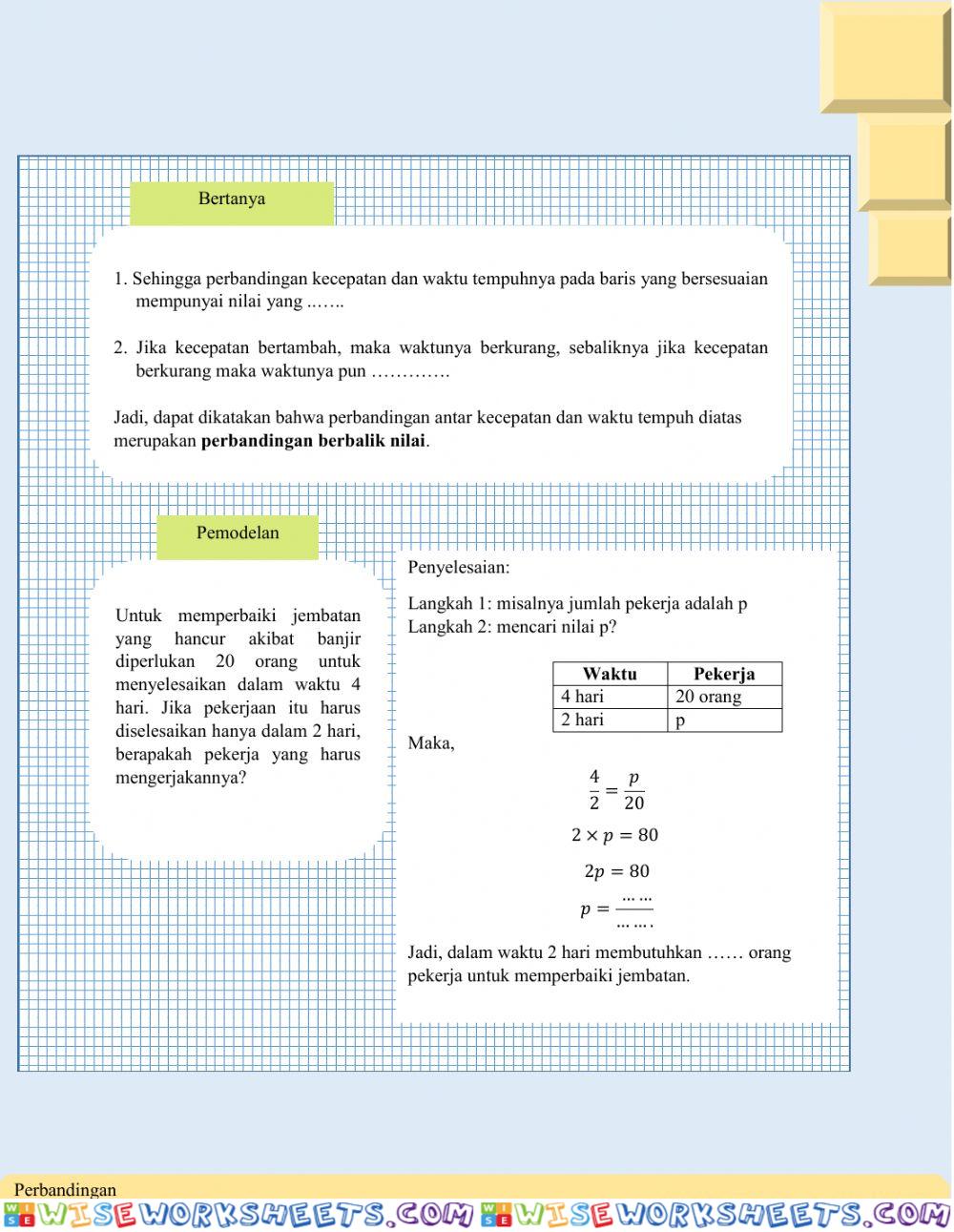 worksheet