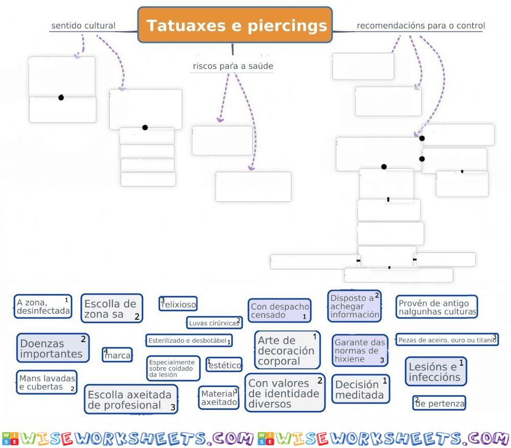 Mapa de ideas dun texto