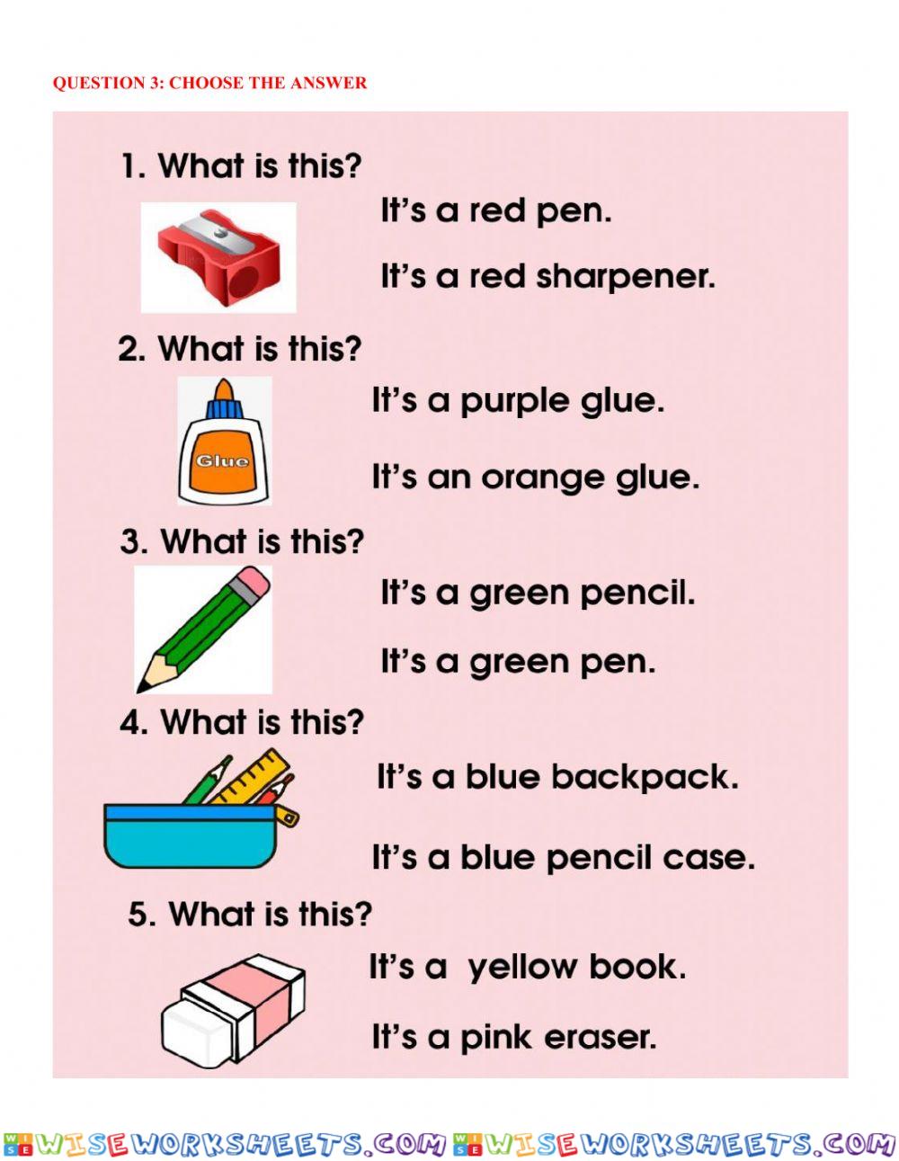 worksheet