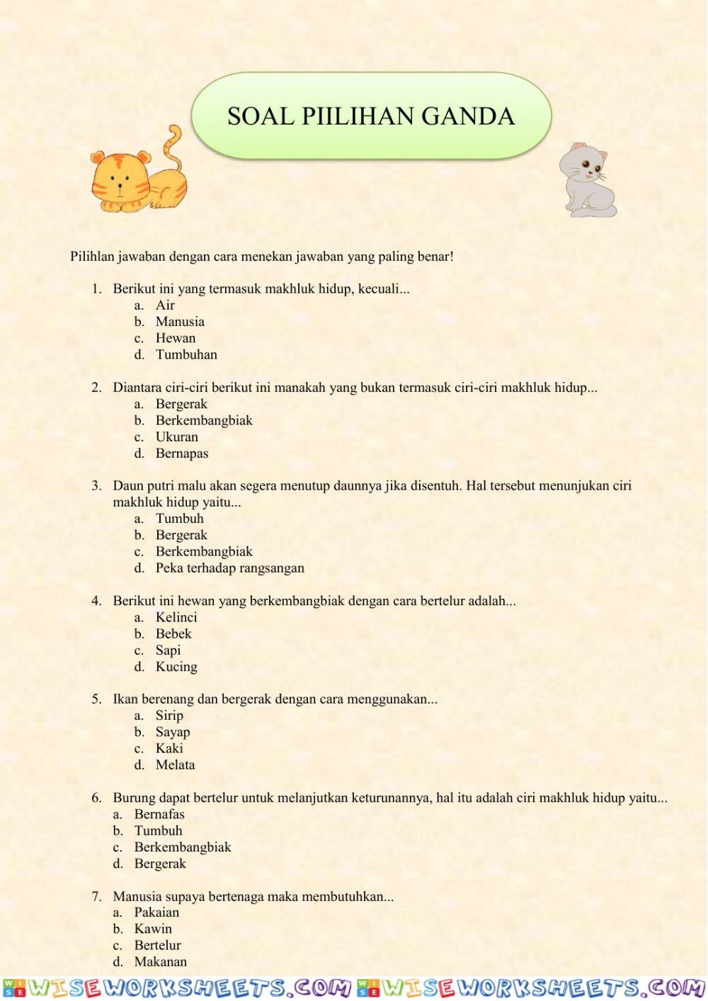 worksheet