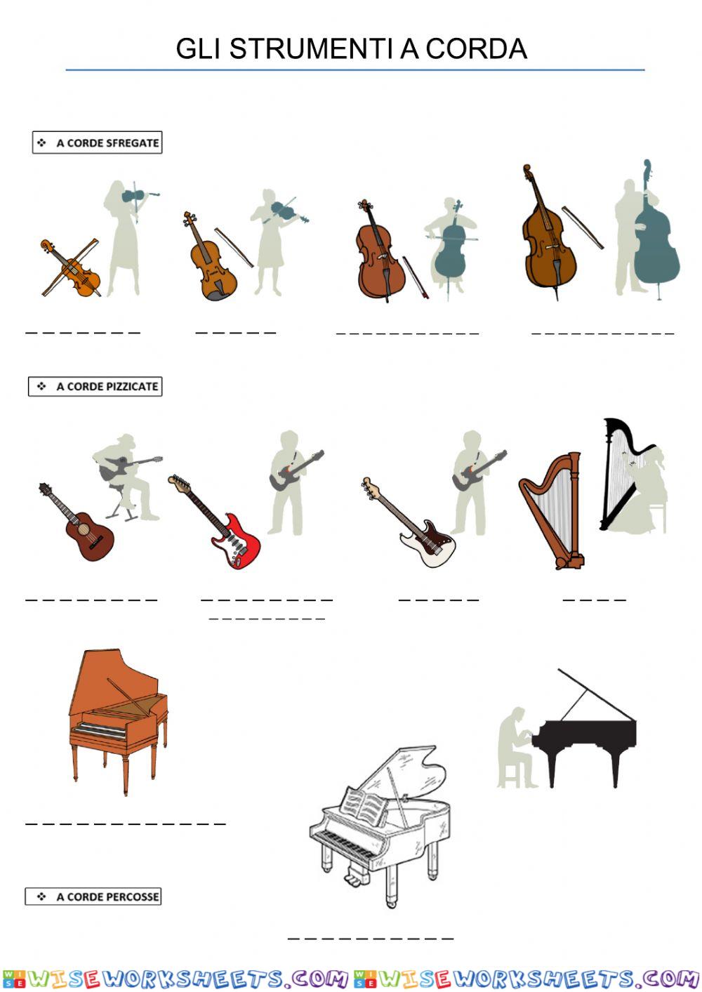 Gli strumenti a corda