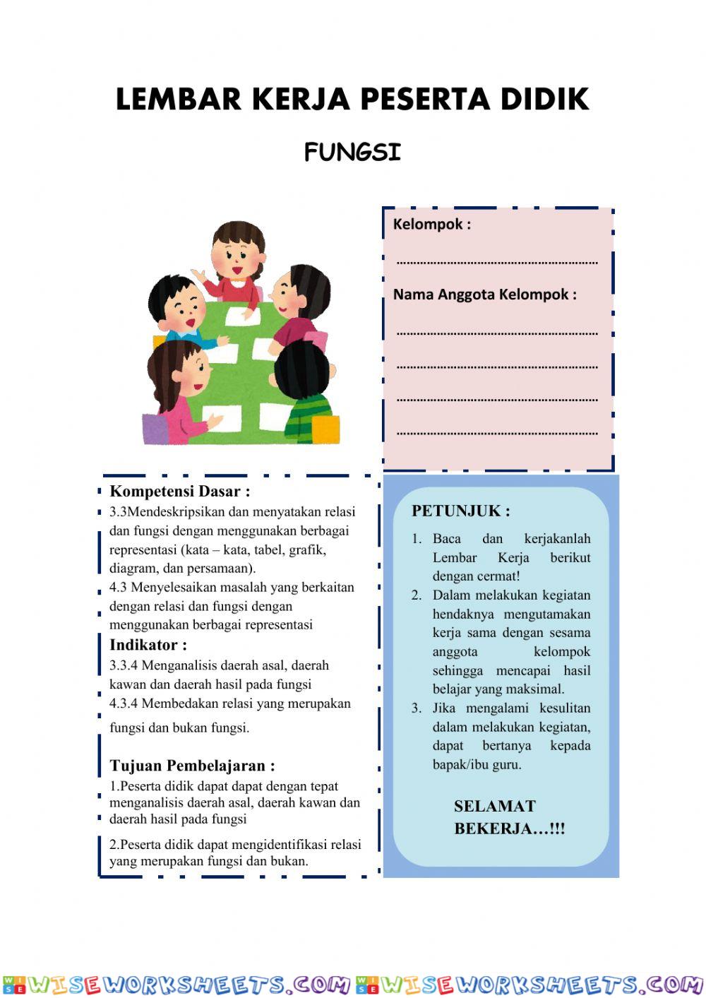 Relasi dan Fungsi kelas 8